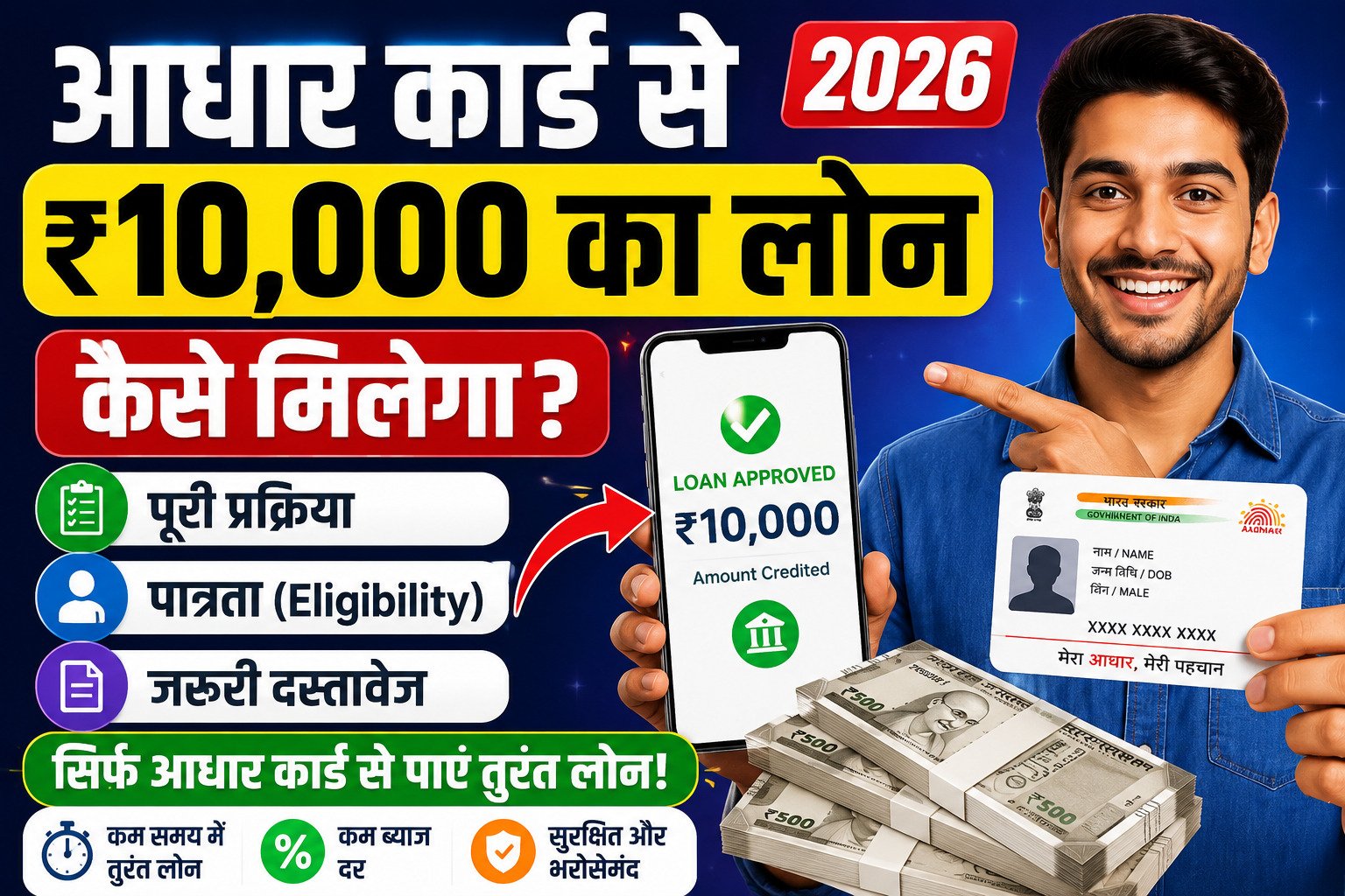 Aadhaar Card Loan 2026